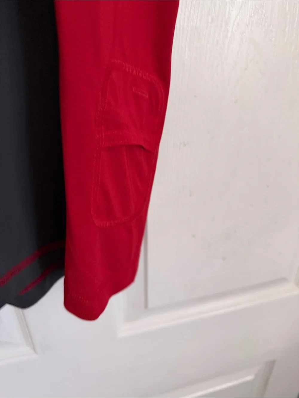 lululemon athletica Men's Red and Gray Tshirt